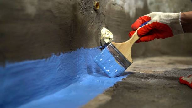 Commercial Foundation Crack Repair project at a Riga, MI business property by SJ Waterproofing Pros